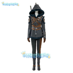 Ciri Witcher 4 Cosplay Costume Uniform Cirilla Fiona Elen Riannon Halloween Carnival Party Christmas Play Role Clothes Clothing