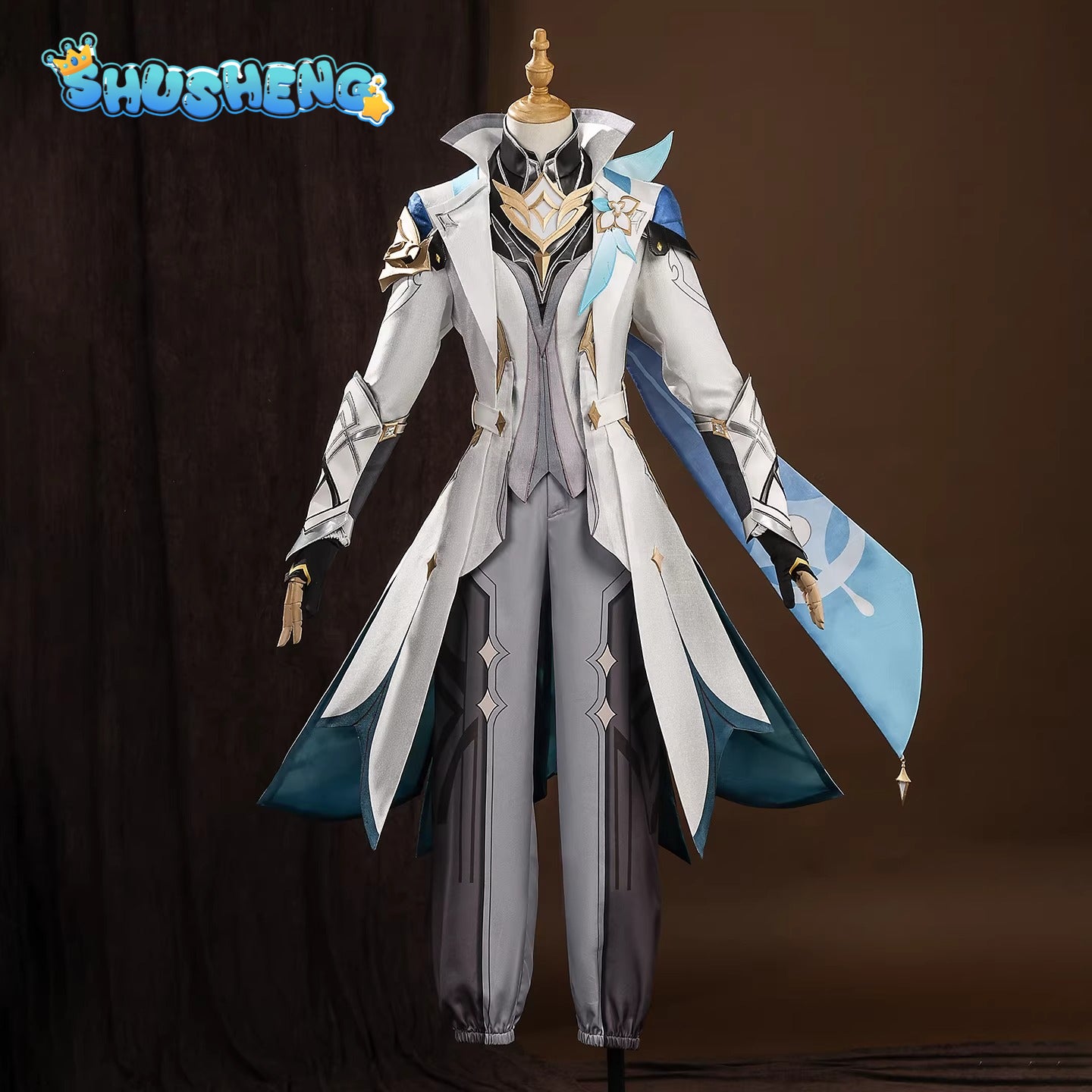 Game Cosplay Series: Genshin Impact- Aether "Restorer of Worlds" Outfit Cosplay man Costume full set Shushengcos