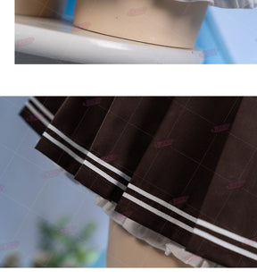 Shusheng-R Azur Lane IJN Yukikaze Cosplay Costume JK Uniform Lovely Uniform Halloween Party Role Play Outfit Women