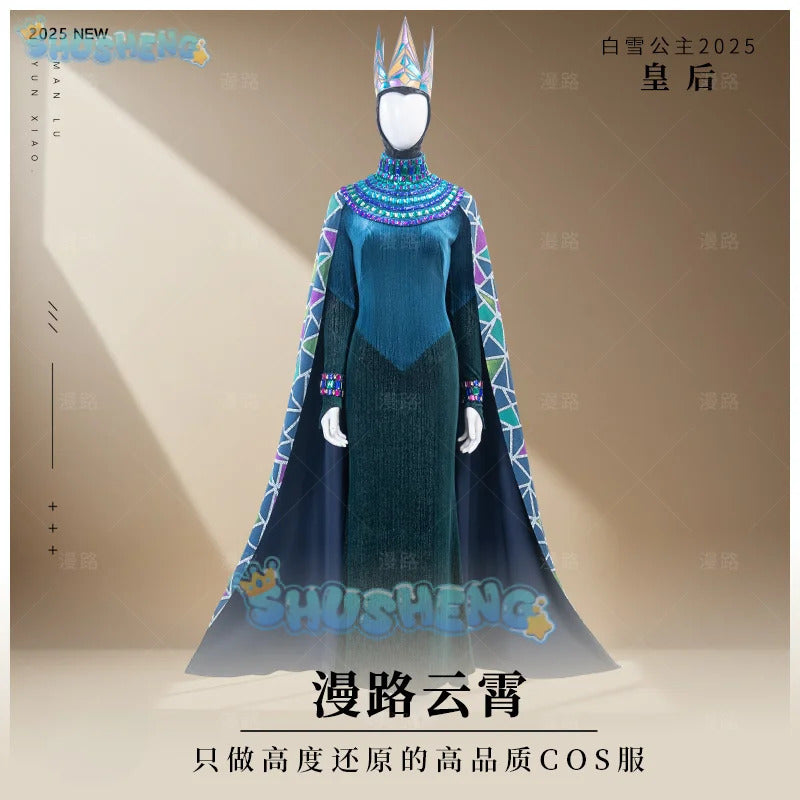 The Evil Queen Cosplay Costume Uniform Halloween Carnival Party Christmas Play Role Clothes Clothing for Women