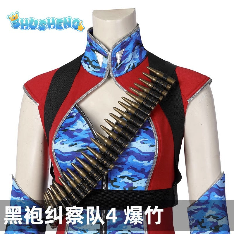 Carnival Halloween The Boys Season 4 Firecracker Cosplay Costume New Heroine Bullets Outfit Battle Jumpsuit With Props