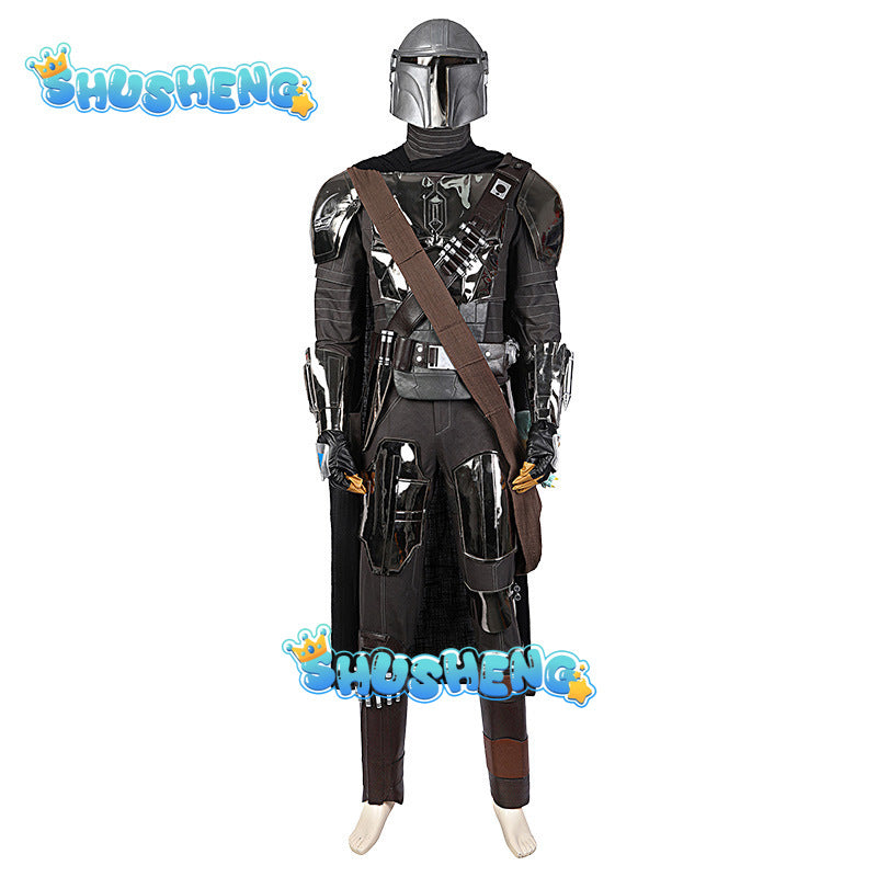 The Mandalorian Cosplay Battle Armor Mask The Mandalorian Season 2 Costume Adult Men Cosplay Roleplay Outfits