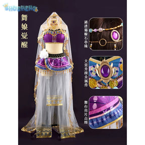 Anime Nozomi Tojo Love Live!Cosplay Muse dancer Costume Halloween Party Sexy Dress Accessories Prop Set Women Gorgeous Uniform