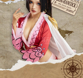 Shusheng-R Onepiece Boa Hancock Cosplay Kimono Costume Christmas Dress Halloween Party Suit Women