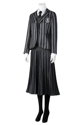 Addams Cosplay Costume Wednesday Season 2 Nevermore Academy Uniform Halloween Carnival Party Christmas Play Role Clothe Clothing