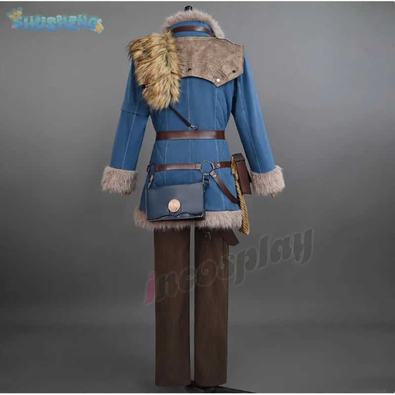 Lies of P: Overture Male lead P Cosplay Costume Coat pants belt props accessories scarf set Halloween party new fashion uniform