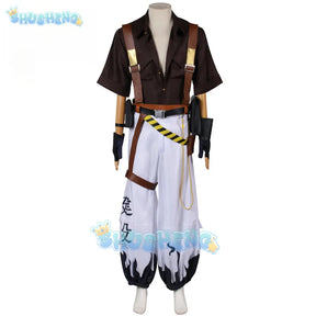 Anton Ivanov Cosplay Zenless Zone Zero ZZZ Costume New Game Cosplay Clothes Suit Set Men's Roleplay Halloween Party Uniform