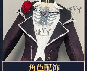 Prisoner/Luca Balsa Cosplay Game Identity V Costume The Official Halloween Concert Daily Outfit Party Role Play Clothing