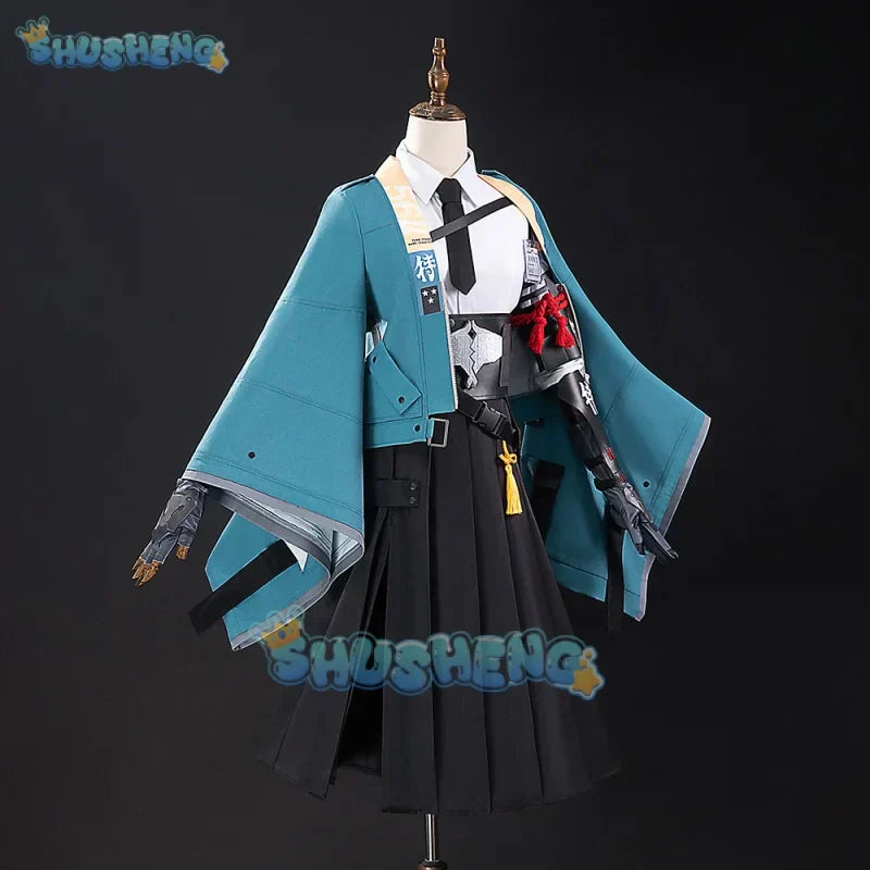 Zenless Zone Zero cos Hoshimi Miyabi kimono cosplay Cute clothing set for women