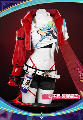 Rappa Cosplay Costume Honkai Star Rail Uniform Hat Jacket Shorts Galaxy Ranger Props Halloween Party Women Accessory Shusheng