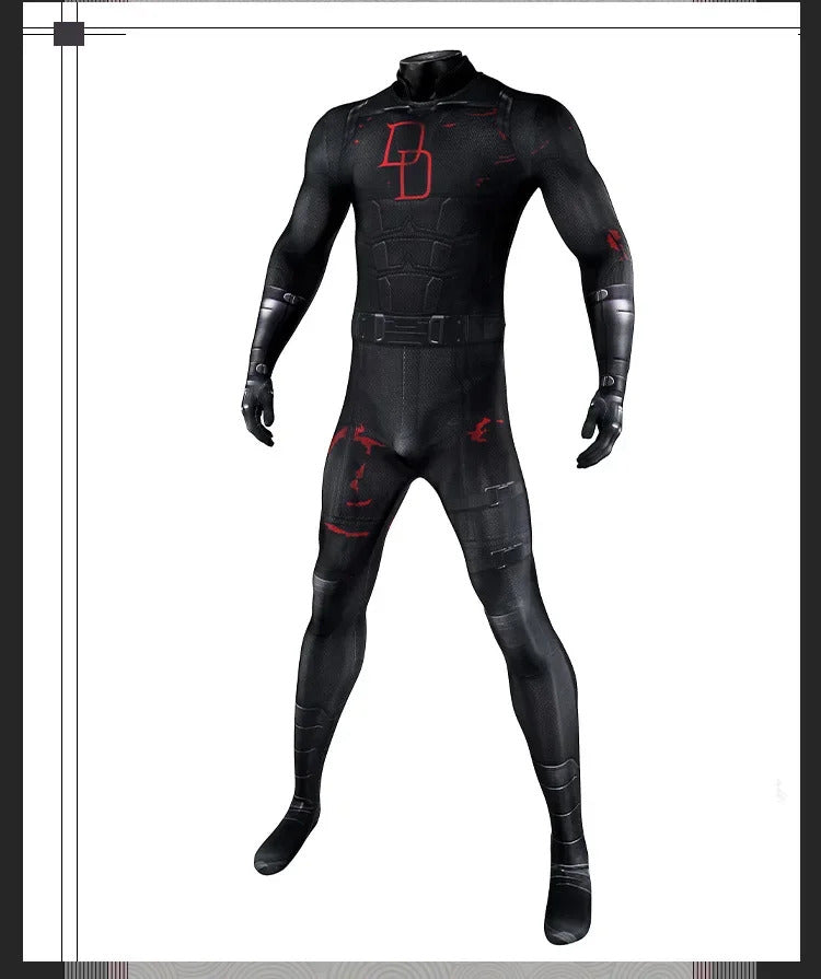 Daredevil: Born Again Season 2 Daredevil Matt Murdock Cosplay Costume Uniform Halloween Carnival Party Christmas Play Role