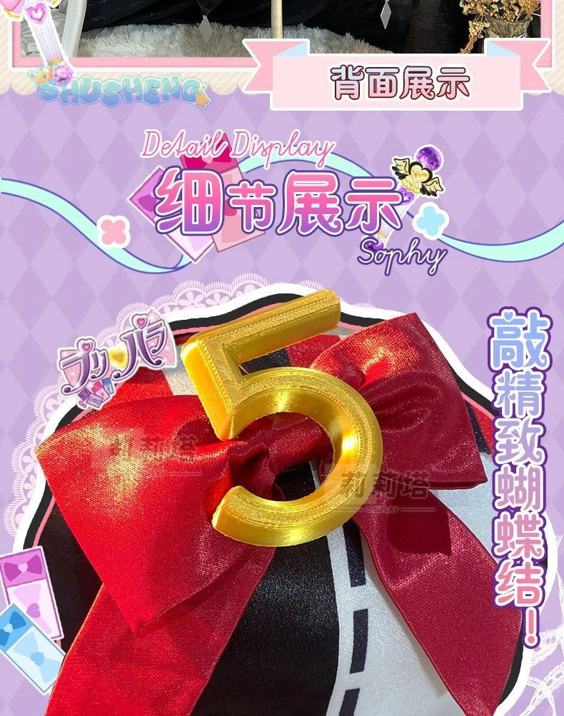 Hojo Sophy Cosplay Anime Pripara Pretty Rhythm Costume Hat gloves socks accessories cute Lolita dress Halloween party uniform