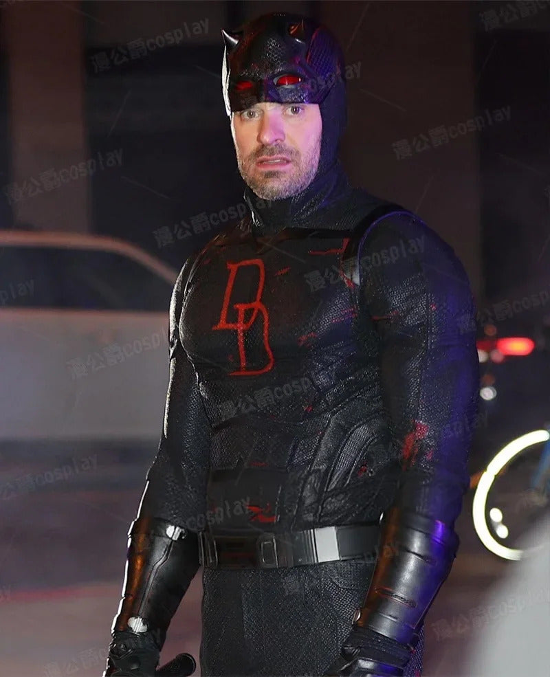 Daredevil‌ Cosplay Costume Jumpsuit Halloween Carnival Party Christmas Play Role Clothes Clothing for Men