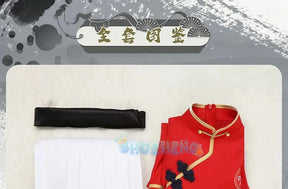 Shusheng Blue Archive Rumi ShanHaiJing Game Suit Lovely Dress Chinese Uniform Cosplay Costume Halloween Party Role Play Outfit