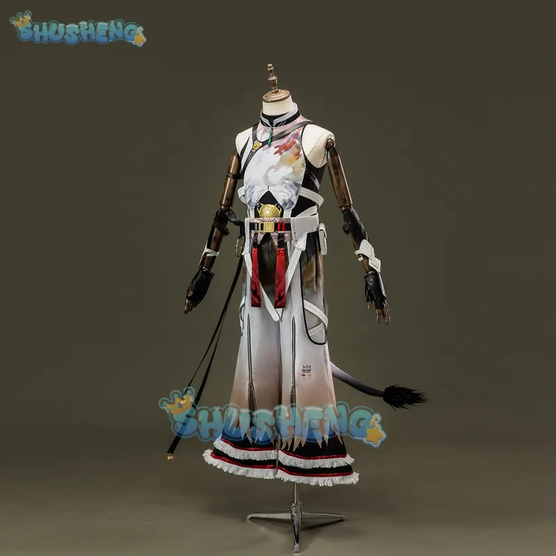 Ling Yang Cosplay Costume Wuthering Waves LingyangLion Dance Youth Game Suit Unifrom Role Play Halloween Party Outfit Men