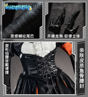 Game Cosplay Series:  Arknights-Talulah （Crimson Blaze） Cosplay anime gorgeous Costume Shushengcos