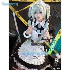 Zenless Zone Zero Cos Corin Wickes Cosplay Saw Maid Costume Cute Game Anime Lolita