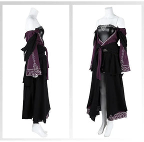 Shusheng-R Elden Ring Recluse NIGHTREIGN Full Set Dress Uniform Props Accessories Women Halloween Carnival Party