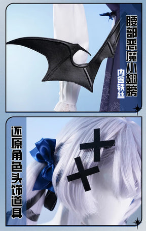 Vtuber Higashi Yukihasu Cosplay Costume Uniform Halloween Carnival Party Christmas Play Role Clothes Clothing for Women