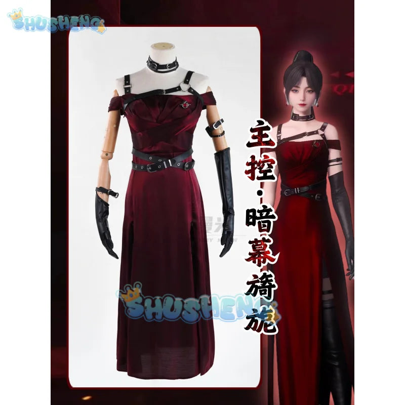 Love and Deepspace Cosplay Heroines Costume The Enchanting Dark Curtain Uniform Halloween Party Women Men Props Shusheng