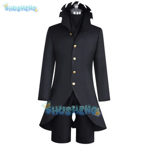 Shusheng Anime Dandadan Ken Takakura Okarun Cosplay Costume Mask Uniform Glasses Momo Ayase Halloween Party for Women Men Prop