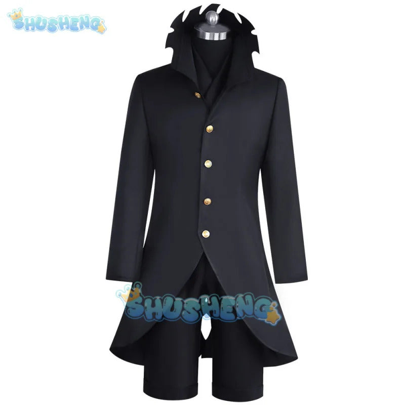 Shusheng Anime Dandadan Ken Takakura Okarun Cosplay Costume Mask Uniform Glasses Momo Ayase Halloween Party for Women Men Prop