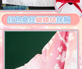 Anime Senren * Banka Tomotake Yoshino Cosplay Costume Party Christmas Witch Sweet Kimono Accessories Prop Woman Man Set S-XXL