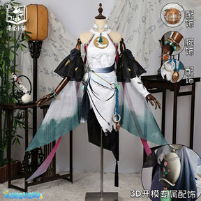 Game Honor of Kings Cosplay Gong Sun Li Chinese-inspired Costume Luxury Dresses Halloween Game Cosplay Newly Dress for Women
