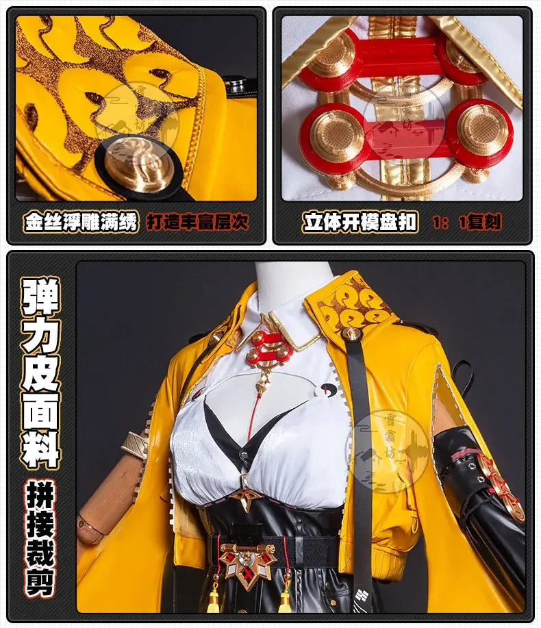 Zenless Zone Zero Yixuan Cosplay Costume Uniform Halloween Carnival Party Christmas Play Role Clothes Clothing for Women