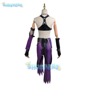 LOL Jinx Arcane Cosplay Costume Loose Cannon Outfit Game Cos Women Explosive Loli Bomb Style Halloween Party Dress Custom