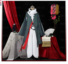 Arknights Yu Cosplay Costume Uniform Headwear Rhodes Island Yan Halloween Party for Women Men Carnival Game Cos Props