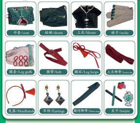 Hatsune Miku Cosplay Costume Chinese Style Dress Halloween Party Gorgeous Uniform Accessories Props Complete Set
