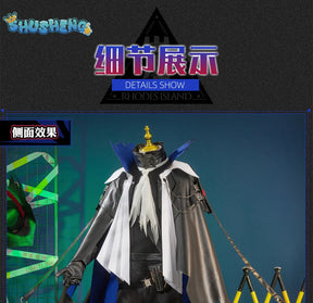 Ulpianus Cosplay Arknights Costume Game Suit Handsome Uniform Halloween Carnival Party Outfit For Men S-XXL New
