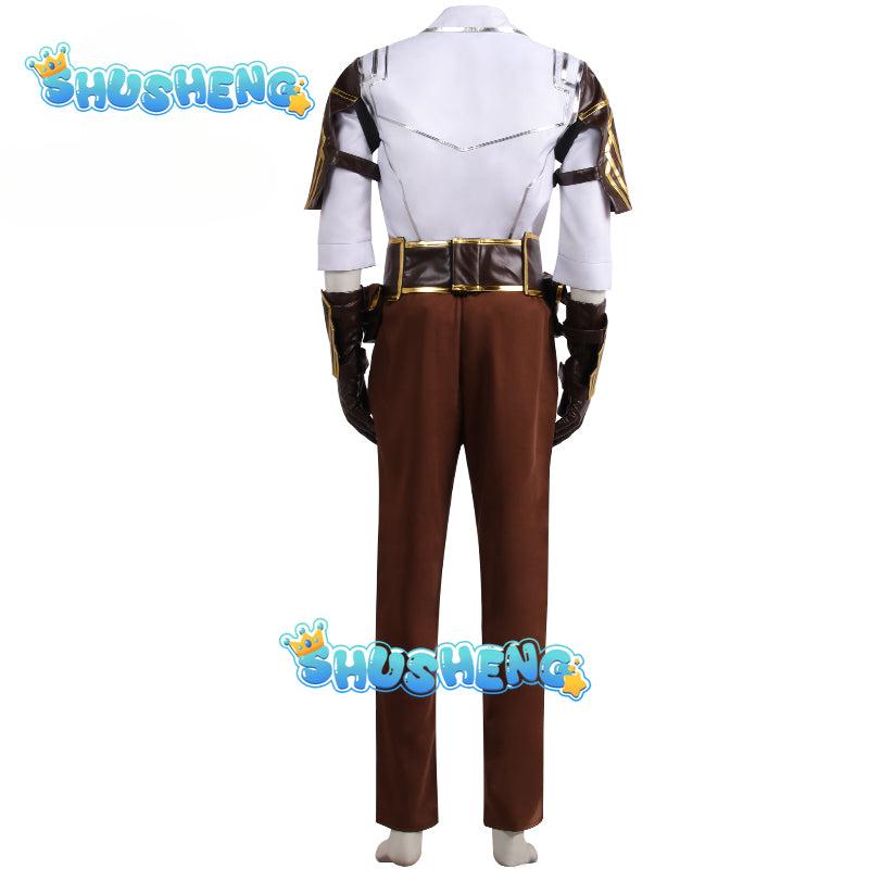 LoL Arcane Jayce Cosplay Costume The Defender Of Tomorrow Uniform Outfits Halloween Carnival Suit For Man