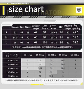 Arknights: Endfield Endministrator B Cosplay Costume Uniform Halloween Carnival Party Christmas Play Role Clothes Clothing