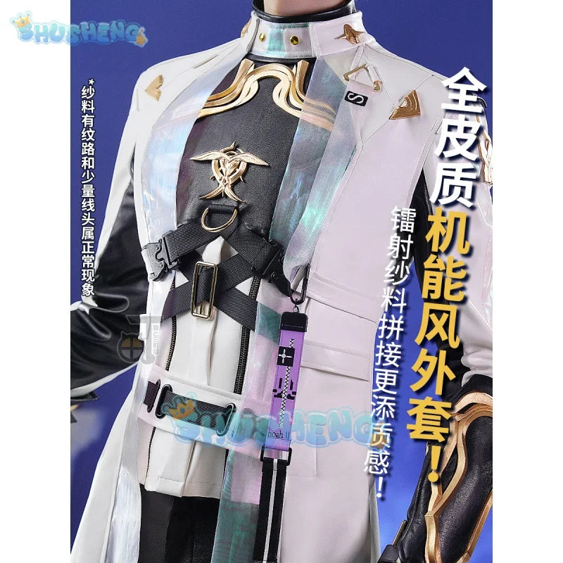 Love and Deepspace Xavier Cosplay Costume Combats Performance Fashion Uniform Men Halloween Party Daily Outfit Game Suit