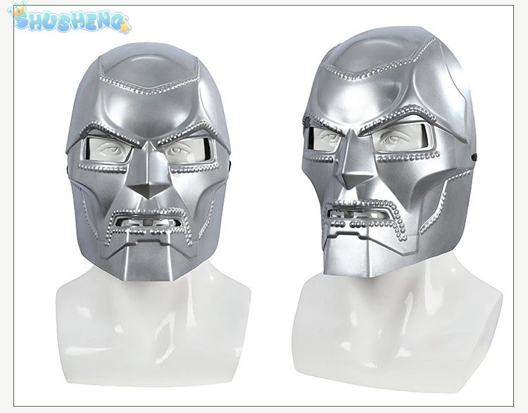 Doctor Doom Cosplay Costumes Victor von Doom Cloak Mask Anime Role Play Uniform Halloween Party Dressing For Men