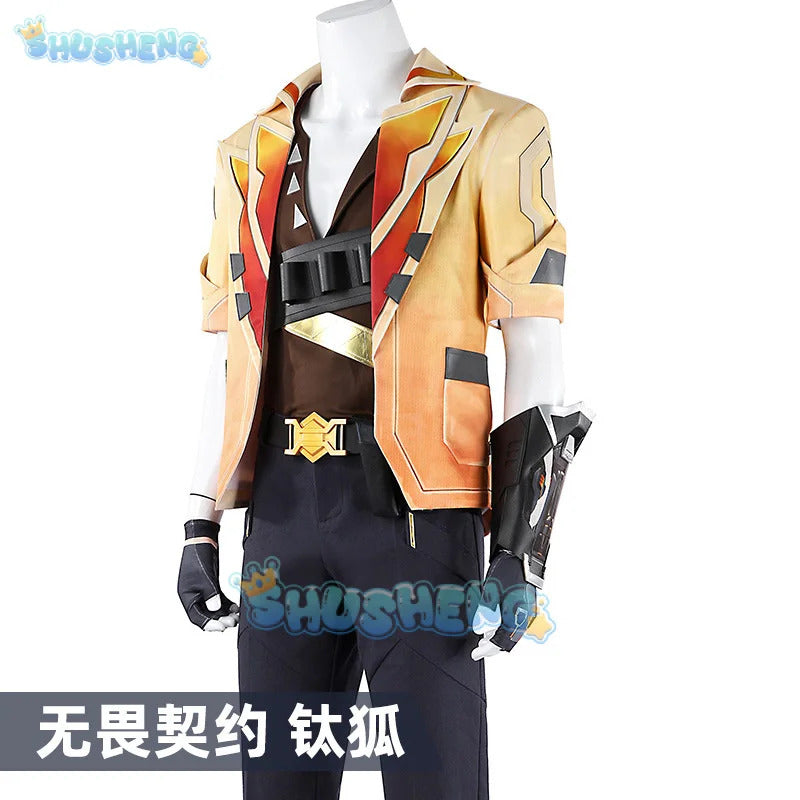 VALORANT Tejo Cosplay Costume Uniform Halloween Carnival Party Christmas Play Role Clothes Clothing for Men Shusheng