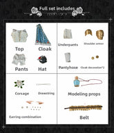 Game Cosplay Series: Identity V Half‑Elf Knight Grave Keeper Andrew Kreiss Cosplay High quality Costume full set S-XL Shushengcos