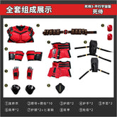 New Movie Deadpool Cosplay Costume Red Zentai Bodysuit Party Men Wolverine Full Jumpsuits Sword Bag Boots Belt Custom Made