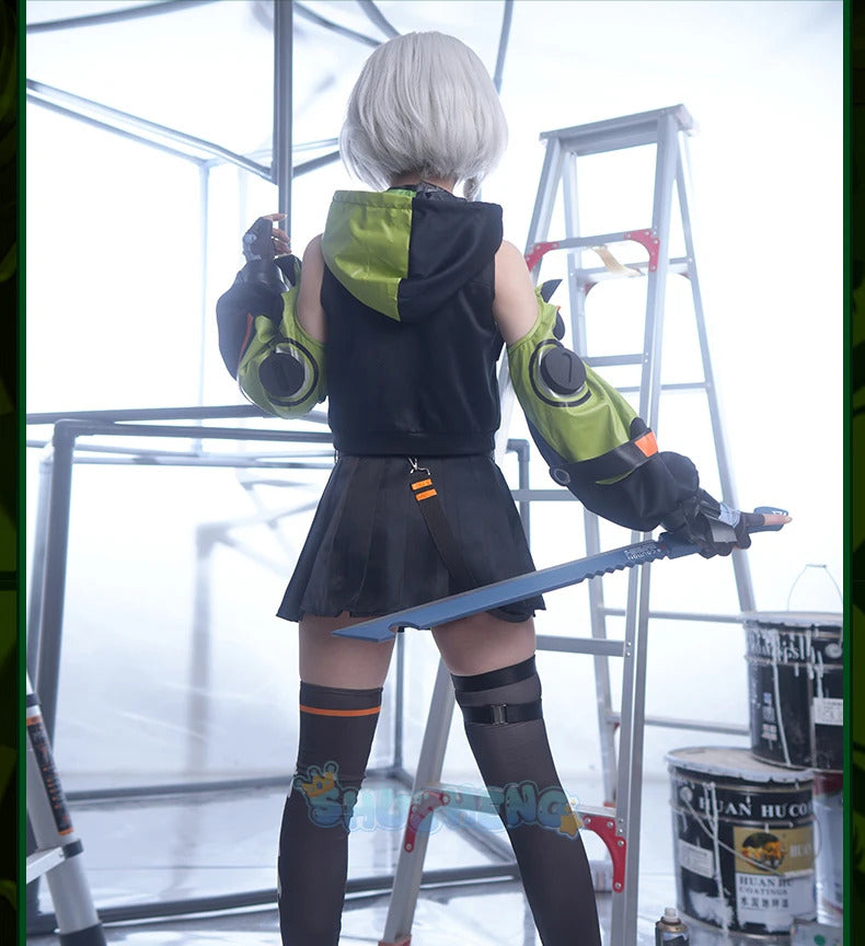 Shusheng Zenless Zone Zero Anby Demara Women Cosplay Costume Cos Game Anime Party Uniform Hallowen Play Role Clothes Clothing