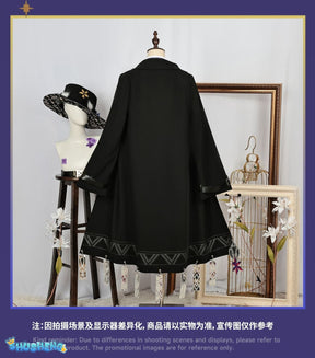 Arknights Texas the Omertosa Cosplay Costume Wig Hat Cloak Outfit Christmas Halloween Carnival Role Play Uniform for Women Girls