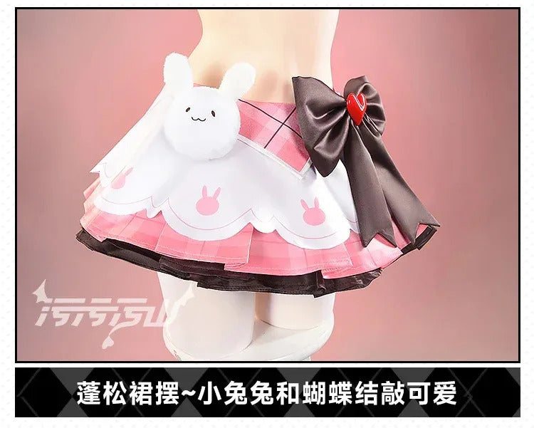 Game Azur Lane USS Laffey Cosplay Costume Halloween Carnival New Pink Song Dress Accessories Props Wig Uniform Women's Sweet Set
