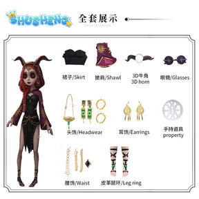 Game Identity V Fiona Gilman Cosplay Costume Role Play Comic Con Dress Hallowmas Party Wigs Anime Prop