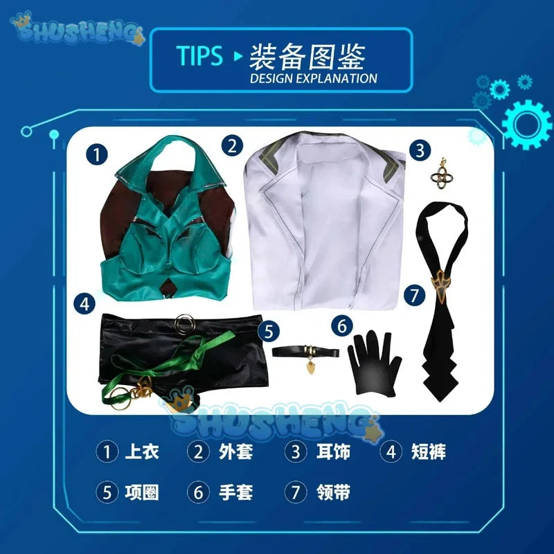 Shusheng Honkai Impact 3rd Mobius Cosplay Costume Cos Game Anime Party Uniform Hallowen Play Role Clothes Clothing