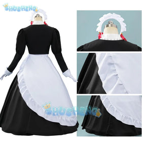 Anime Kimi Wa Meido-sama Yuki Yokoya Cosplay Costume Xue Maid Dress Uniform Hairband Hitoyoshi Yokoya Halloween Party for Women