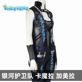 Superhero Gamora Cosplay Costume Adult Women Bodysuit Vest Fullset Gamora Battle Suit Halloween Party Costume