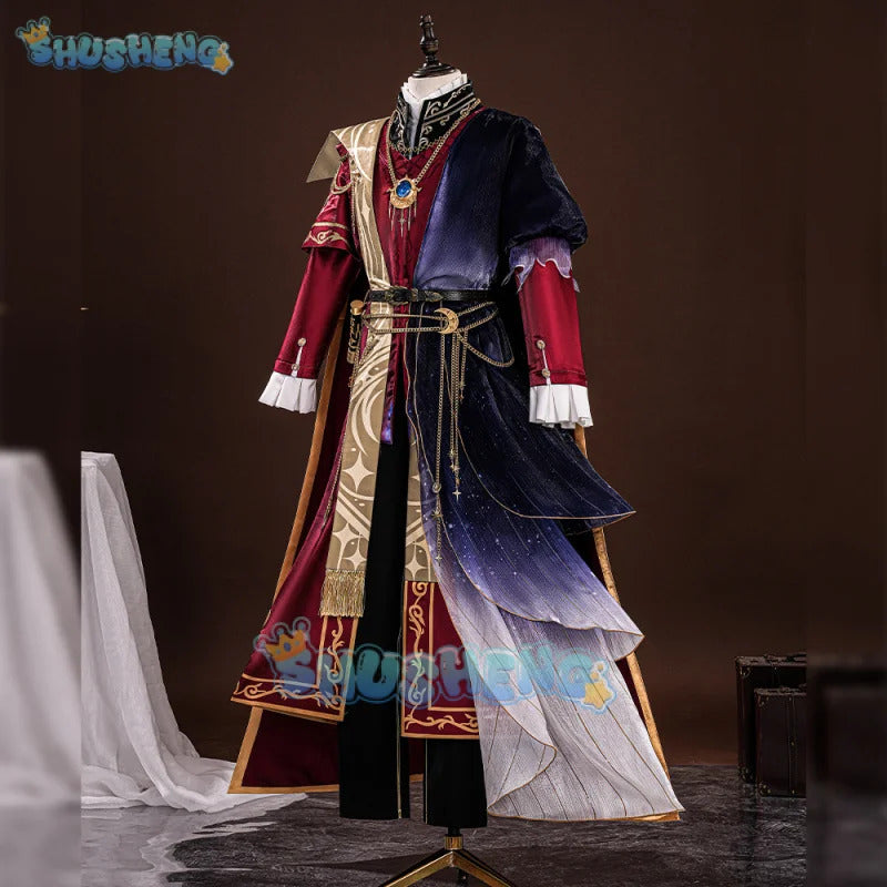Wax Sculptor  Cosplay Costume Identity Ⅴ Philip Astrologer Uniform Halloween Carnival Party Christmas Play Role Clothes Clothing