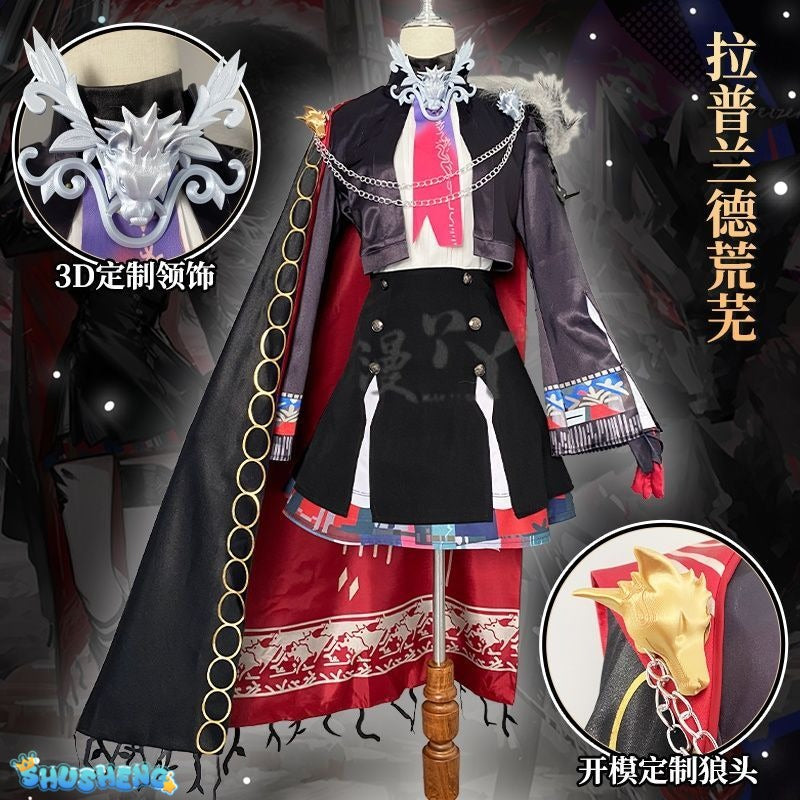 Arknights Lappland The Decadenza Women Cosplay Costume Lappland Cos Game Anime Party Uniform Play Role Clothes Full Set