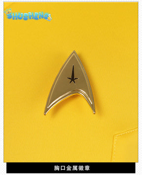 Star Movie Cosplay Trek Generations Coat Strange New Worlds Captain Christopher Pike Shirt Uniform Costume Party Carnival Suit